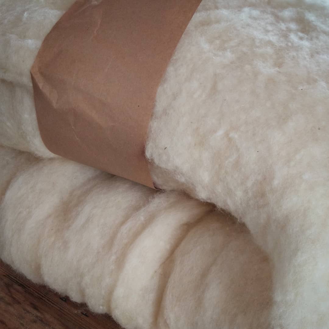 Our 100% natural wool batting is wonderfully soft, and can be used for all  kinds of applications. Regardless of what their final purpose is, we make  our batts specifically to be have